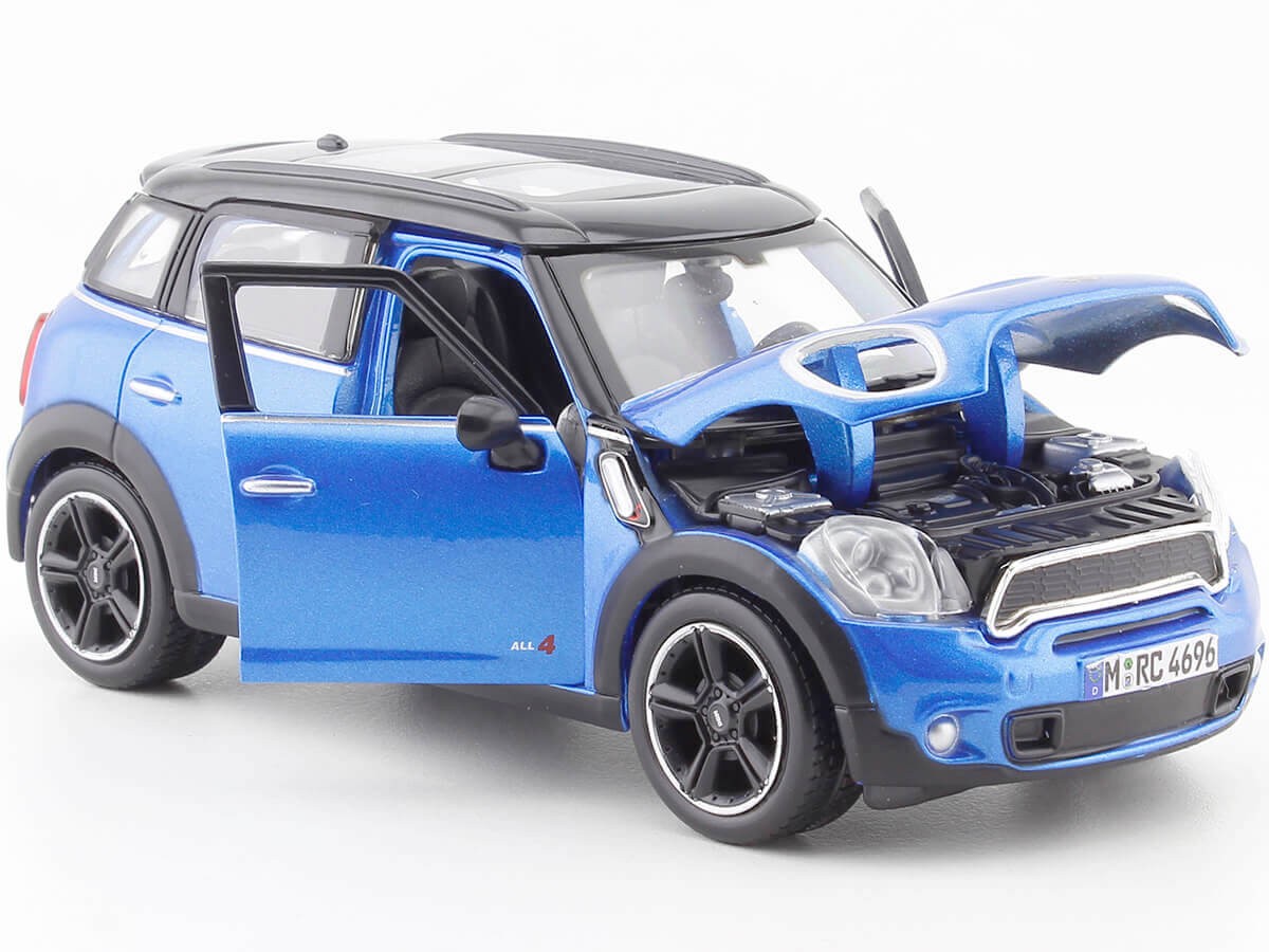 Maisto 31273bl Mini Cooper 4dr Countryman Blue 1-24 miniature de