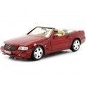 Cochesdememetal.ES 1998 Mercedes-Benz 500 SL Convertible (R129) Red Metallic 1:18 Contourneur B66040658