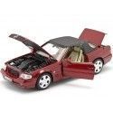 Cochesdememetal.ES 1998 Mercedes-Benz 500 SL Convertible (R129) Red Metallic 1:18 Contourneur B66040658