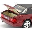 Cochesdememetal.ES 1998 Mercedes-Benz 500 SL Convertible (R129) Red Metallic 1:18 Contourneur B66040658