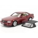 Cochesdememetal.ES 1998 Mercedes-Benz 500 SL Convertible (R129) Red Metallic 1:18 Contourneur B66040658