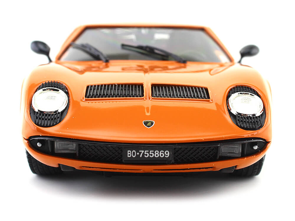 1968 Lamborghini Miura Naranja 1:18 Bburago 12072