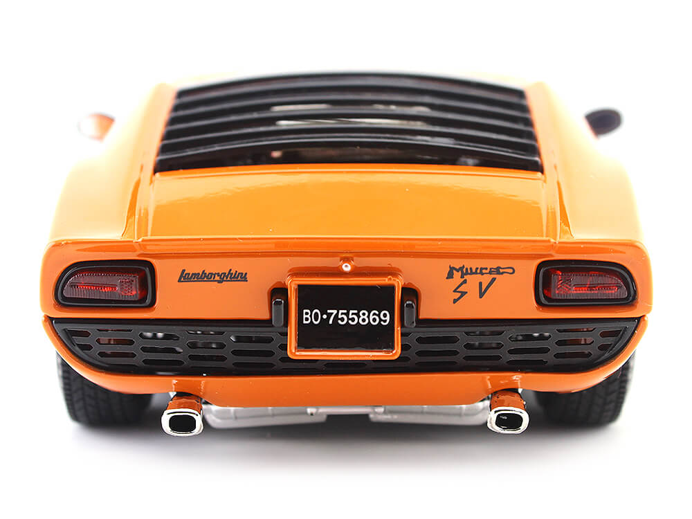 1968 Lamborghini Miura Naranja 1:18 Bburago 12072