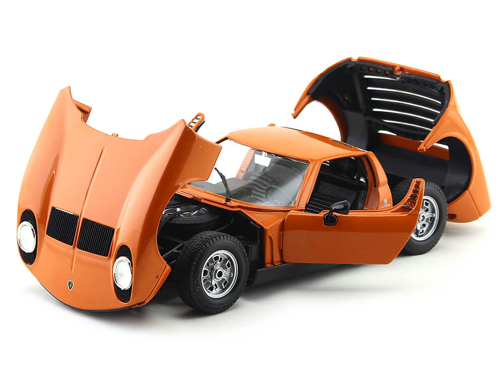 1968 Lamborghini Miura Naranja 1:18 Bburago 12072