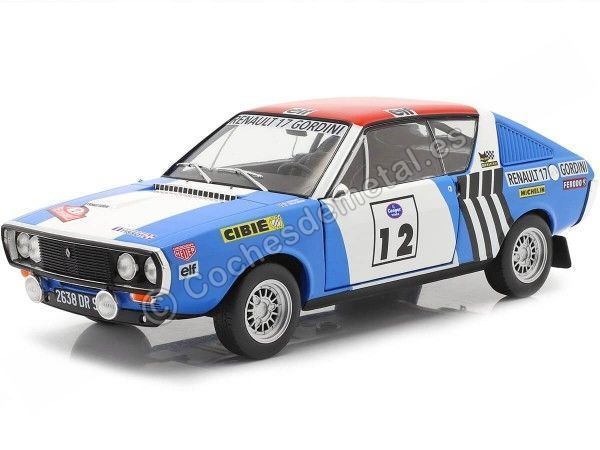 Cochesdemetal.es 1974 Renault R17 Gordini Rallye Press On Regardless 1:18 Solido S1803703