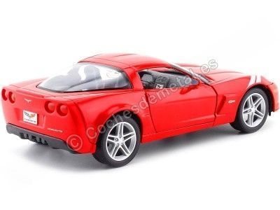 Cochesdemetal.es 2007 Chevrolet Corvette Z06 Red 1:24 Lucky Diecast 24207 2