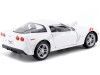 Cochesdemetal.es 2007 Chevrolet Corvette Z06 White 1:24 Lucky Diecast 24207