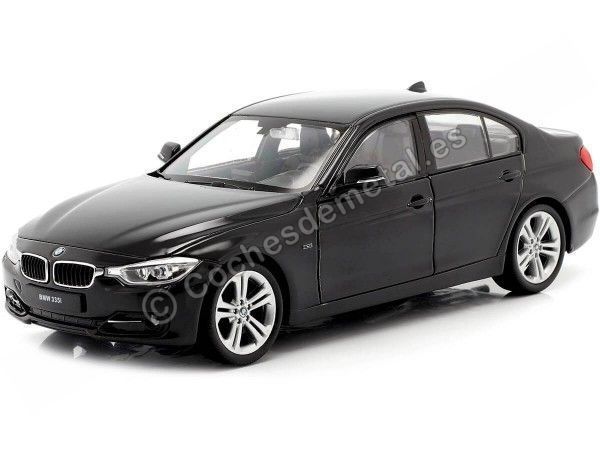 Cochesdemetal.es 2012 BMW 335i Serie 3 (F30) Negro 1:24 Welly 24039