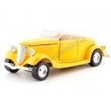 Cochesdememetal.es 1934 Ford Coupé Contracble Yellow 1:24 MOTOR MAX 73218