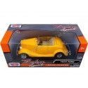 Cochesdememetal.es 1934 Ford Coupé Contracble Yellow 1:24 MOTOR MAX 73218