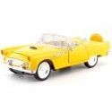 Cochesdemetal.es 1956 Ford Thunderbird Cabriolet Yellow 1:24 Motor Max 73215