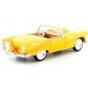 Cochesdemetal.es 1956 Ford Thunderbird Cabriolet Yellow 1:24 Motor Max 73215