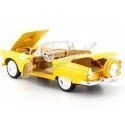 Cochesdemetal.es 1956 Ford Thunderbird Cabriolet Yellow 1:24 Motor Max 73215