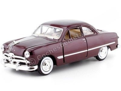 1949 Ford Coupe Granate 1:24 Motor Max 73213 Cochesdemetal.es