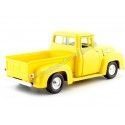 Cochesdemetal.es 1955 Ford F-100 Pickup Light Yellow 1:24 Motor Max 79341