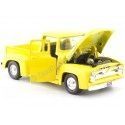 Cochesdemetal.es 1955 Ford F-100 Pickup Light Yellow 1:24 Motor Max 79341