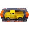 Cochesdemetal.es 1955 Ford F-100 Pickup Light Yellow 1:24 Motor Max 79341