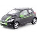 Cochesdemetal.es 2008 Ford Ka Black/Green 1:24 Motor Max 73382