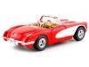 Cochesdemetal.es 1959 Chevrolet Corvette (C1) Rojo/Blanco 1:24 Motor Max 73216
