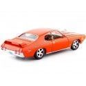 Cochesdemetal.es 1969 Pontiac GTO juge Naranja 1:24 Motor Max 73242