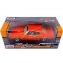 Cochesdemetal.es 1969 Pontiac GTO juge Naranja 1:24 Motor Max 73242