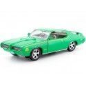 Cochesdemetal.es 1969 Pontiac GTO juge Verde 1:24 Motor Max 73242