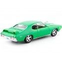 Cochesdemetal.es 1969 Pontiac GTO juge Verde 1:24 Motor Max 73242