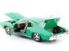 Cochesdemetal.es 1969 Pontiac GTO juge Verde 1:24 Motor Max 73242