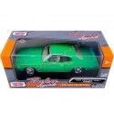 Cochesdemetal.es 1969 Pontiac GTO juge Verde 1:24 Motor Max 73242