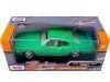 Cochesdemetal.es 1969 Pontiac GTO juge Verde 1:24 Motor Max 73242