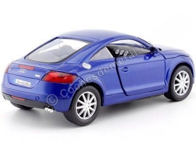 2007 Audi TT Metallic Blue 1:24 Motor Max 73340 Cochesdemetal.es 2
