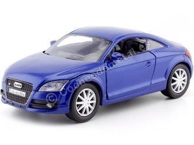 2007 Audi TT Metallic Blue 1:24 Motor Max 73340 Cochesdemetal.es