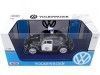 Cochesdemetal.es 1966 Volkswagen Beetle Police noir / blanc 1:24 Motor Max 79578