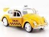 Cochesdemetal.es 1966 Volkswagen Beetle Taxi jaune 1:24 Motor Max 79577