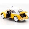 Cochesdemetal.es 1966 Volkswagen Beetle Taxi jaune 1:24 Motor Max 79577