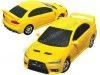 CARSDEMETAL.ES 2008 Mitsubishi Lancer Evolution x "Puzzle 3D de 65 pièces" Jaune 1:32 Happy Well 57140