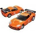 CARSDEMETAL.ES 2005 Chevrolet Corvette C6R "Puzzle 3d de 62 pièces" Orange 1:32 Happy Well 57150