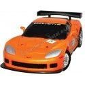 CARSDEMETAL.ES 2005 Chevrolet Corvette C6R "Puzzle 3d de 62 pièces" Orange 1:32 Happy Well 57150