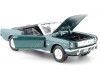 Cochesdemetal.es 1964 Ford Mustang 1/2 Convertible Verde Metalizado 1:24 Motor Max 73212