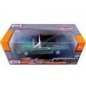 CARSDEMETAL.ES 1964 Ford Mustang 1/2 Metallic Green Cabriolet 1:24 MOTOR MAX 73212