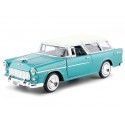 Cochesdemetal.es 1955 Chevy Bel Air Nomad Green / Beige 1:24 Motor Max 73248