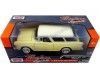 Cochesdemetal.es 1955 Chevy Bel Air Nomad Jaune / Beige 1:24 Motor Max 73248