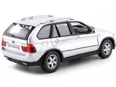 CARSDEMETAL.ES 2001 BMW X5 Gray métallique 1:24 MOTEUR MAX 73254 2
