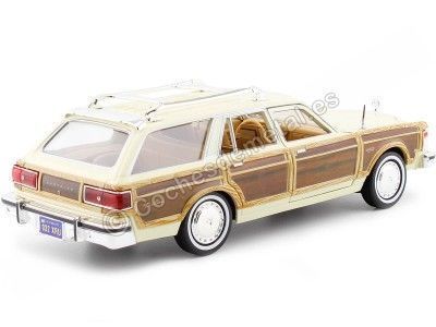 Cochesdemetal.es 1979 Chrysler Lebaron Town & Country Wagon Beige / Woody 1:24 Motor Max 73331 2