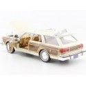 Cochesdemetal.es 1979 Chrysler Lebaron Town & Country Wagon Beige / Woody 1:24 Motor Max 73331