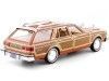 Cochesdemetal.es 1979 Chrysler Lebaron Town & Country Wagon Brown / Woody 1:24 Motor Max 73331