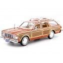 Cochesdemetal.es 1979 Chrysler Lebaron Town & Country Wagon Brown / Woody 1:24 Motor Max 73331