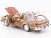 Cochesdemetal.es 1979 Chrysler Lebaron Town & Country Wagon Brown / Woody 1:24 Motor Max 73331