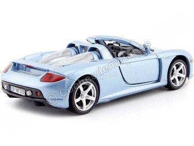CARSDEMETAL.ES 2002 Porsche Carrera GT Gray Blue 1:24 Max 73305 Moteur 2