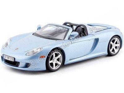CARSDEMETAL.ES 2002 Porsche Carrera GT Gray Blue 1:24 Max 73305 Moteur